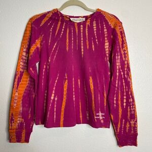 NWT Abacaxi x Diaspora Co. Tie Dye Long Sleeve Top‎ Cotton